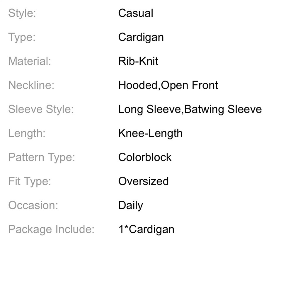 Plush•Oversized•Hooded Cardigan - Picture 6 of 6